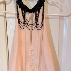 BEBE Pink Halter top/ blouse NWT